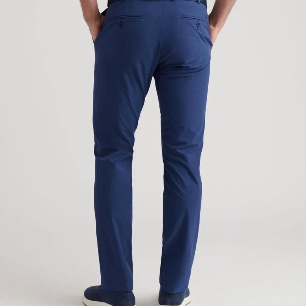New Peter Millar Crown Crafted Men's Surge Performance Trouser Pants Navy 38x30 - Picture 4 of 6